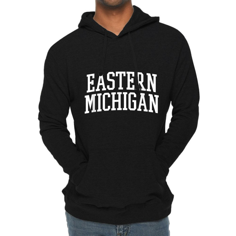 Eastern Michigan Athletic Arch College University ! Alumni T Shirt Lightweight Hoodie by cm-arts | Artistshot