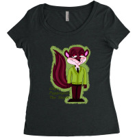 Moral Orel Puppington The Skunk Family Women's Triblend Scoop T-shirt | Artistshot