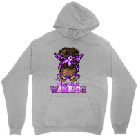 Migraine Warrior Afro Messy Bun Unisex Hoodie | Artistshot