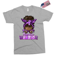 Migraine Warrior Afro Messy Bun Exclusive T-shirt | Artistshot