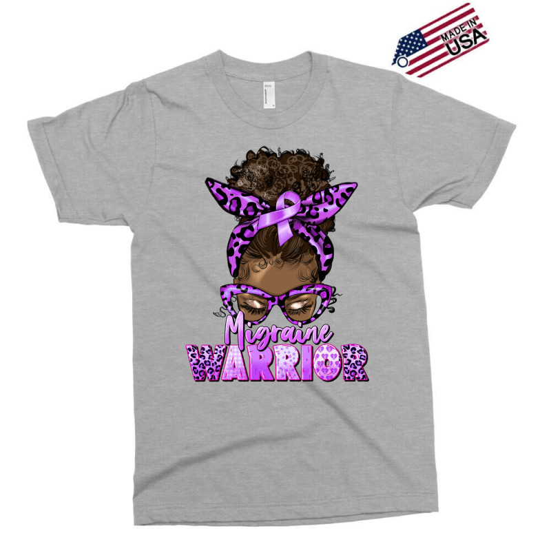 Migraine Warrior Afro Messy Bun Exclusive T-shirt | Artistshot