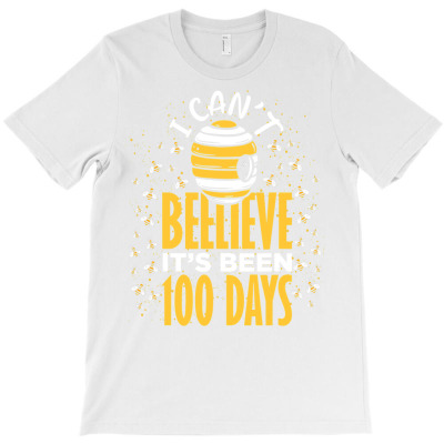 Funny Student Kids 100th Day Gift Bee 100 Days Of School T Shirt T-shirt Designed By Cornie Lindsey