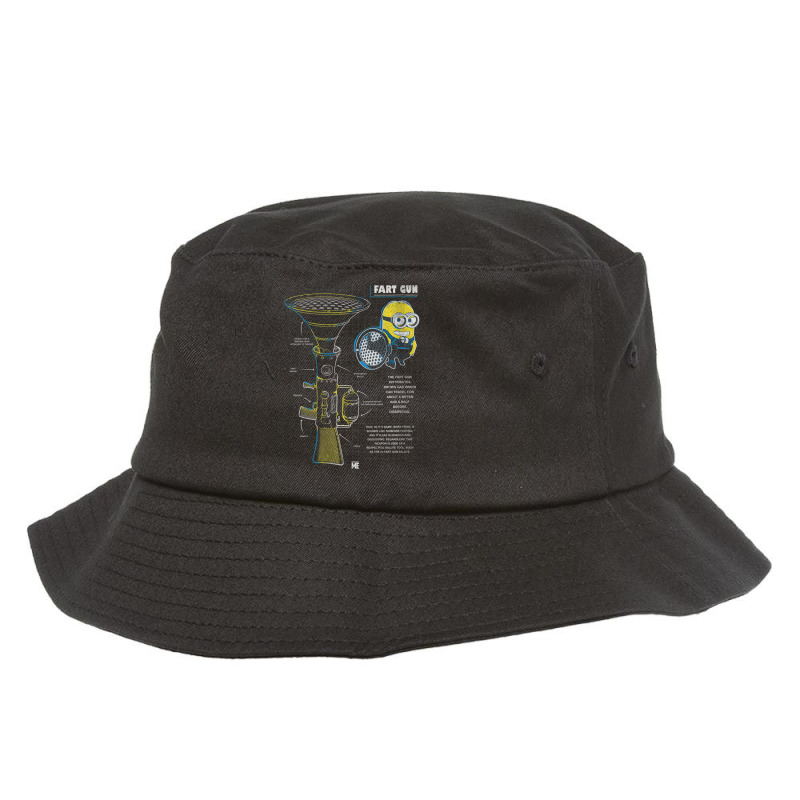 Fart Gun Schematics Portrait Bucket Hat by BuiDoc | Artistshot