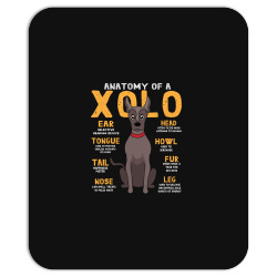 anatomy of xolo dog Mousepad | Artistshot