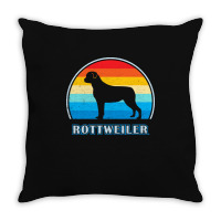 Rottweiler T  Shirt Rottweiler Vintage Design Dog T  Shirt Throw Pillow | Artistshot