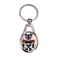 Gundam, Robot Silver Oval Keychain | Artistshot