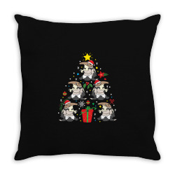 anteater christmas ornament tree Throw Pillow | Artistshot