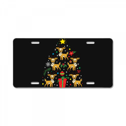 antelope christmas ornament tree License Plate | Artistshot