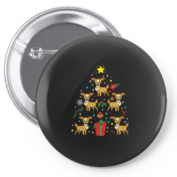 antelope christmas ornament tree Pin-back button | Artistshot