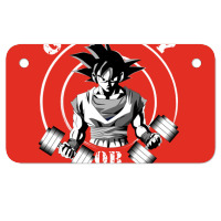 Goku Gym,dragon Ball Motorcycle License Plate | Artistshot