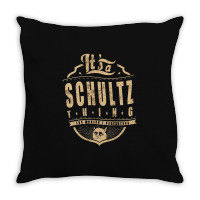 Schultz Thing Throw Pillow | Artistshot