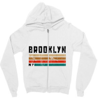 Brooklyn Ny Retro Vintage Gift Men Women Kids Zipper Hoodie | Artistshot