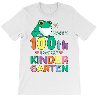 Happy 100th Day Of Kindergarten Boy Girl Or Teacher 100 Days T Shirt T-shirt Designed By Cornie Lindsey