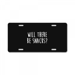 there be snacks classic License Plate | Artistshot