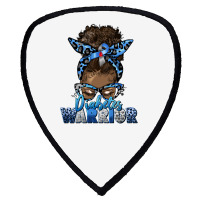 Diabetes Warrior Afro Messy Bun Shield S Patch | Artistshot