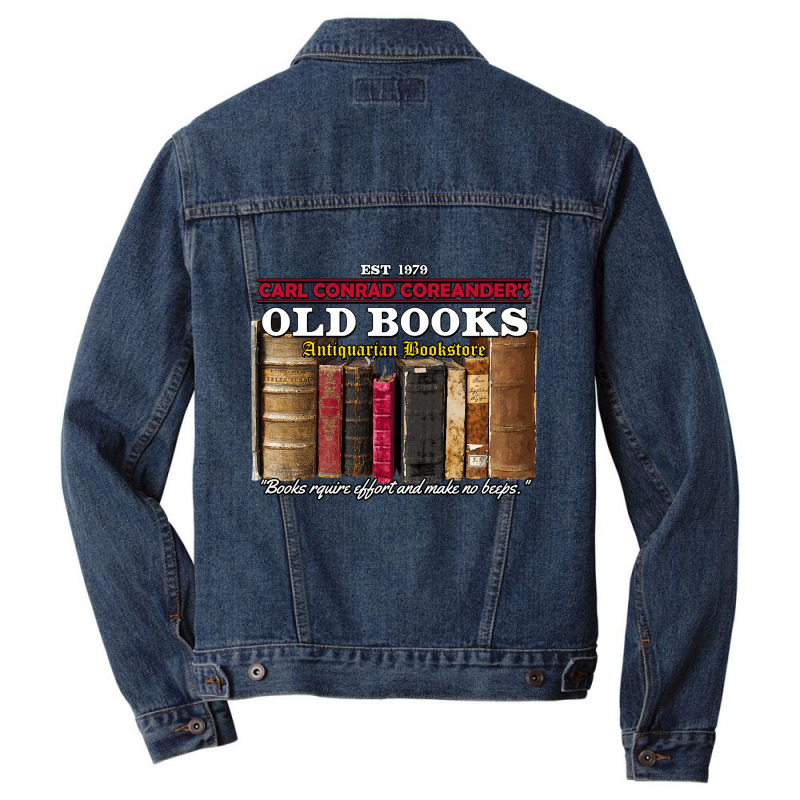 The Neverending Story Bookstore, The Neverending Story Bookstore Vinat Men Denim Jacket by SHOPOAS3 | Artistshot