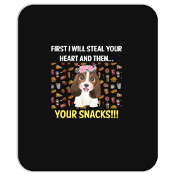 basset hound t  shirt steal heart basset hound 03 t  shirt Mousepad | Artistshot