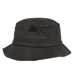 there is a fine line between numerator and denominator Bucket Hat | Artistshot
