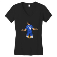 Dominic Calvert Lewin Goal Celebration Women's V-neck T-shirt | Artistshot