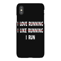 I Love Running I Hate Running Shirt Funny Running Shirt Gift Iphonex Case | Artistshot