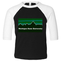 Msu Landscape Toddler 3/4 Sleeve Tee | Artistshot