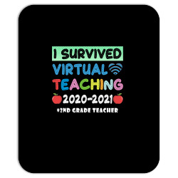 i survived virtual teaching end of year teacher remote t shirt Mousepad | Artistshot