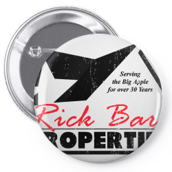 rick barr properties, distressed   seinfeld Pin-back button | Artistshot