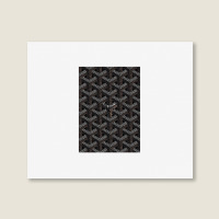 Goyard Geometric Pattern,goyard Skin Logo Landscape Canvas Print | Artistshot