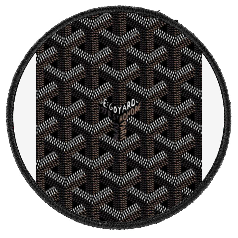Goyard Geometric Pattern,goyard Skin Logo Round Patch | Artistshot