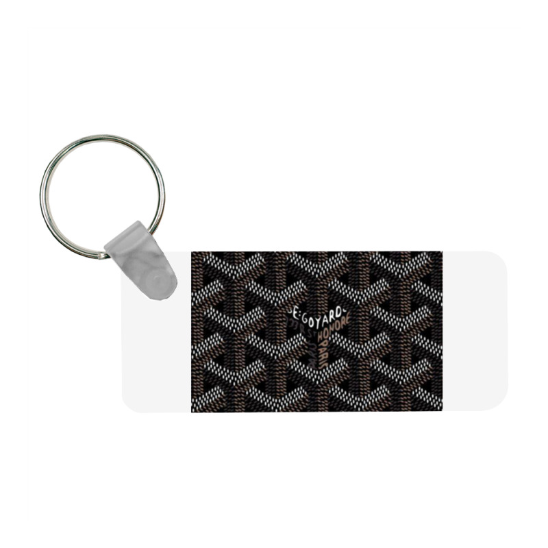 Goyard Geometric Pattern,goyard Skin Logo Frp Rectangle Keychain | Artistshot