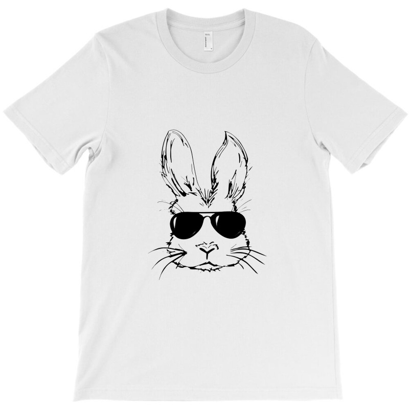 Bunny Face With Sunglasses Easter Day For Boys Men Kids T-shirt | Artistshot