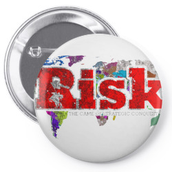 risk, distressed   game night Pin-back button | Artistshot
