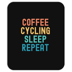 coffee cycling sleep repeat t  shirt coffee cycling sleep repeat   fun Mousepad | Artistshot