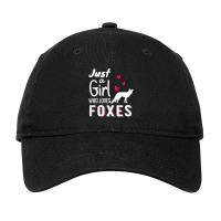 Just A Girl Who Loves Foxes Forest Animal Women T-shirts Adjustable Cap | Artistshot