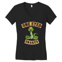 One Eye Snakes, One Eye Snakes Vintage, One Eye Snakes Art, One Eye Sn Women's V-neck T-shirt | Artistshot