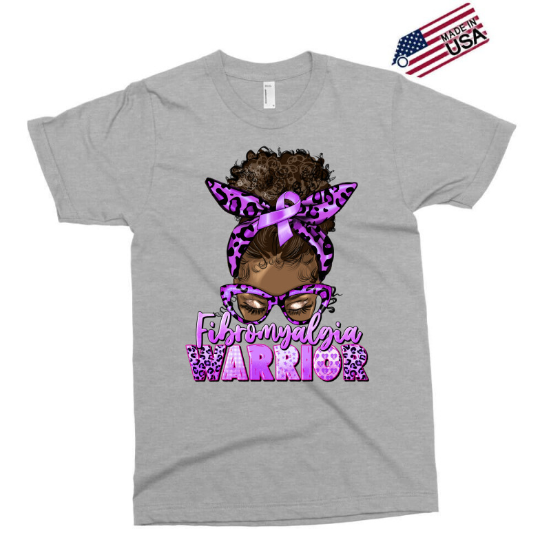 Fibromyalgia Warrior Afro Messy Bun Exclusive T-shirt | Artistshot