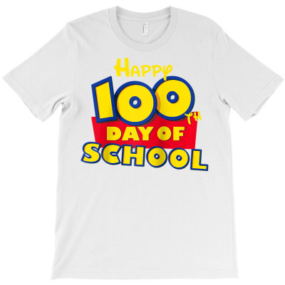 Happy 100th Day Of School Toy Cartoon For Teacher Or Student Raglan Ba T-shirt Designed By Cornie Lindsey