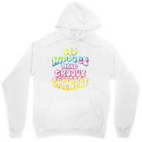 Old Hippies Make Groovy Grandpas T Shirt Grandparents Day Unisex Hoodie | Artistshot