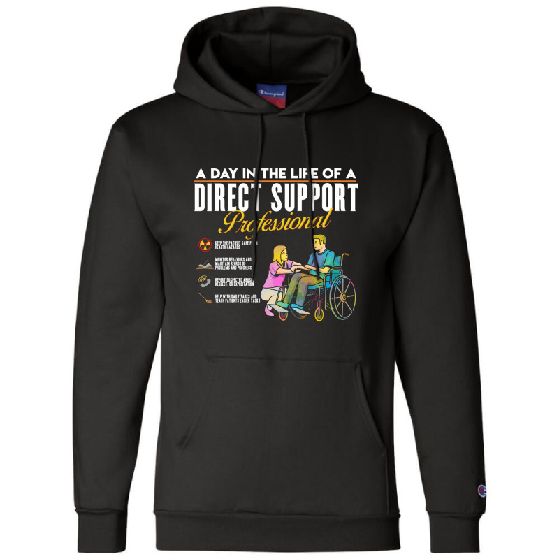 Direct Support Professional Inspired Direct Care Related Direct Suppor Champion Hoodie | Artistshot