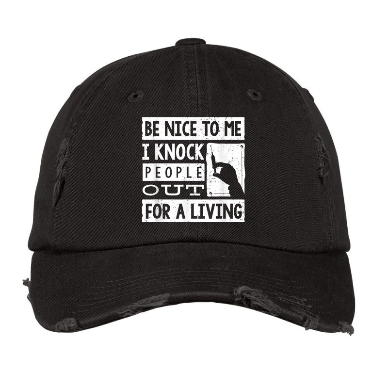 Anesthesiologist Anaesthetist Be Nice To Me Funny Vintage Cap | Artistshot