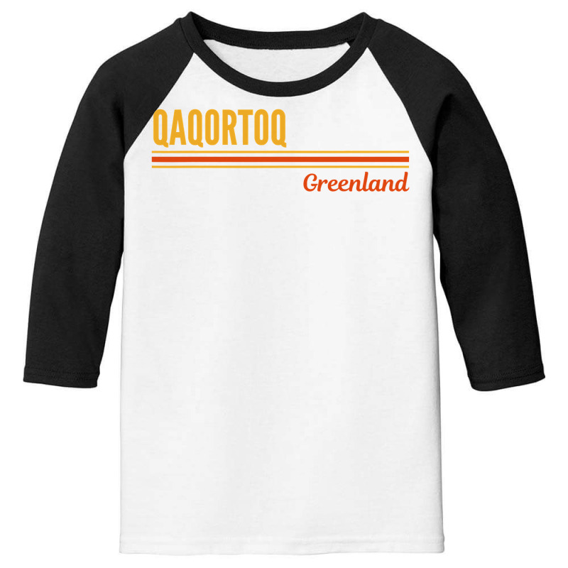 Qaqortoq Greenland T Shirt Youth 3/4 Sleeve | Artistshot