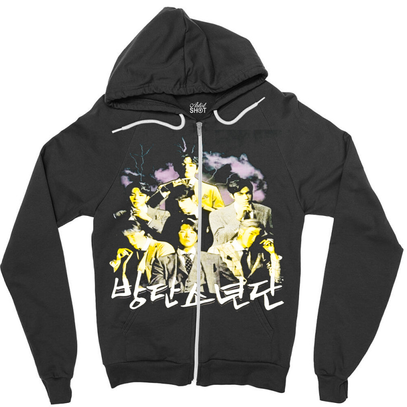 Bangtan Boys, The Bangtan Boys, Bangtan, Boys, Bangtan Boys Art, Bangt Zipper Hoodie | Artistshot