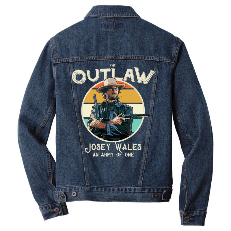 Outlaw Josey Wales, Outlaw, Josey Wales, Outlaw Josey Wales Art, The O Men Denim Jacket | Artistshot