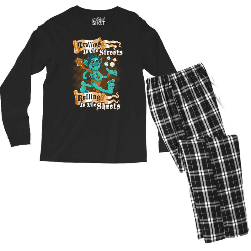 Trolling In The Streets, Trolling In The Streets Vinatge, Trolling In  Men's Long Sleeve Pajama Set | Artistshot