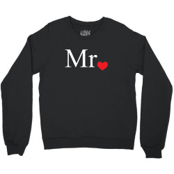 Mr with heart dot (Mr and Mrs set) Crewneck Sweatshirt | Artistshot