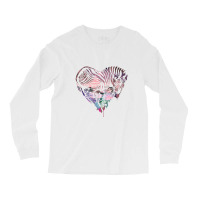 Love Zebra Model On Valentine's Day Long Sleeve Shirts | Artistshot