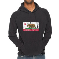 California Republic Flag Ca Distressed Design Classic Vintage Hoodie | Artistshot