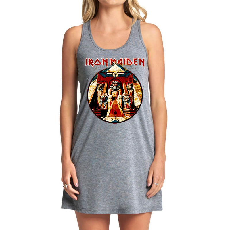 Powerslave Lightning Circle, Powerslave Lightning Circle Vintage, Powe Tank Dress by SHOPODI9 | Artistshot