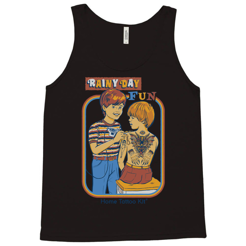 Rainy Day Fun, The Rainy Day Fun, Rainy Day Fun Art, Rainy Day Fun Vin Tank Top | Artistshot