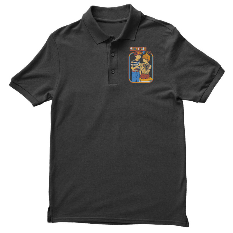 Rainy Day Fun, The Rainy Day Fun, Rainy Day Fun Art, Rainy Day Fun Vin Men's Polo Shirt | Artistshot